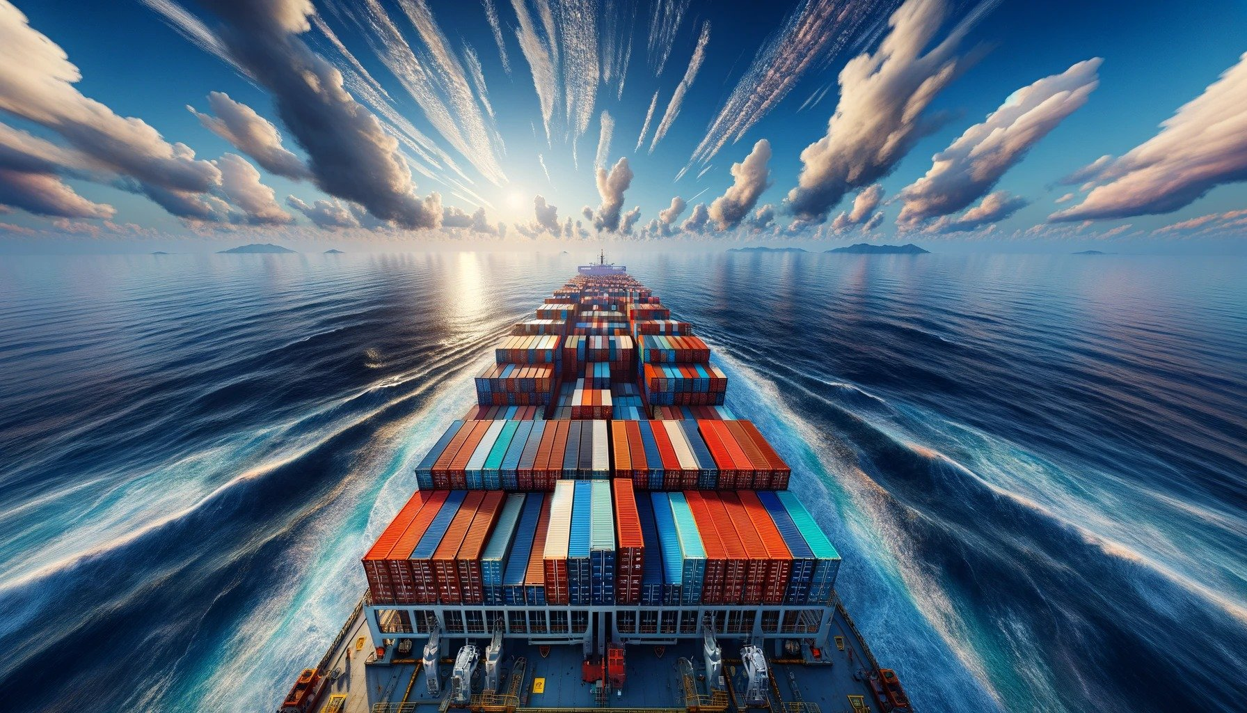 China to Canada Freight loading and handoff visual