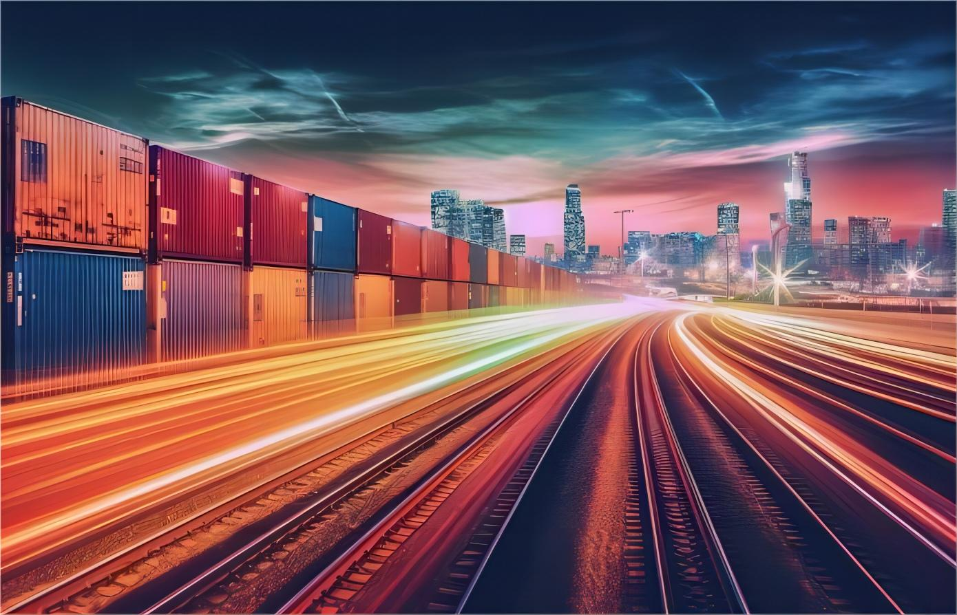 China to Japan Freight loading and handoff visual